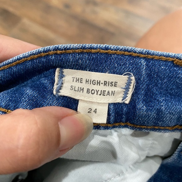 MADEWELL The High-Rise Slim Boyjean Petite - Picture 5 of 5
